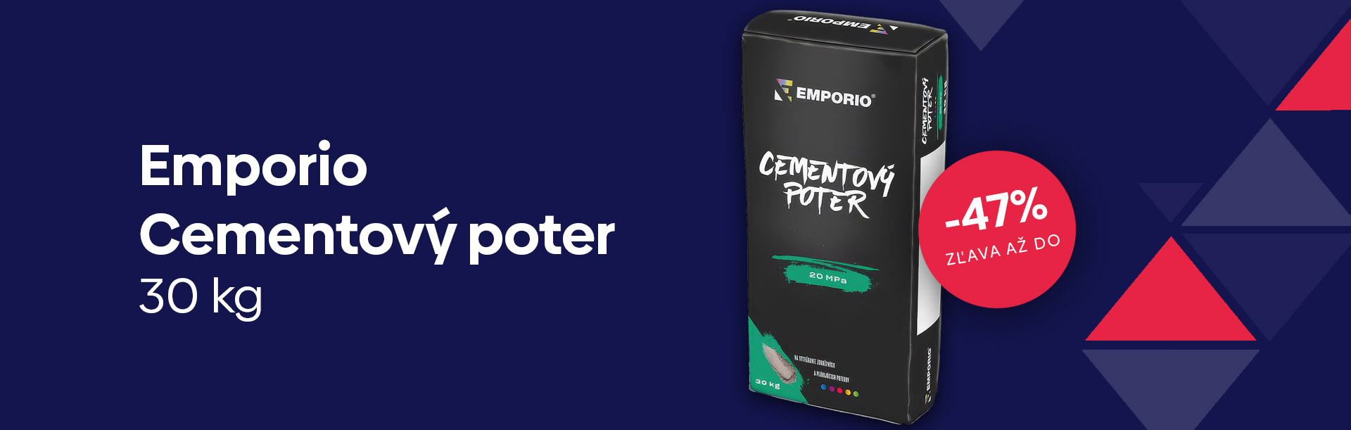 Emporio Cementový poter 30 kg